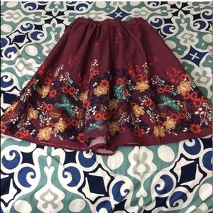 Women’s Floral Print Skirt